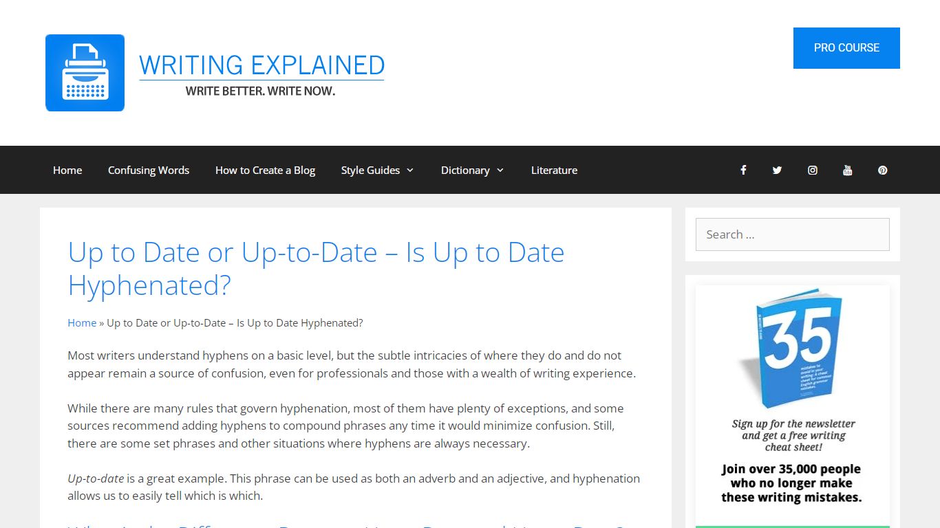 Is Up to Date Hyphenated? - Writing Explained